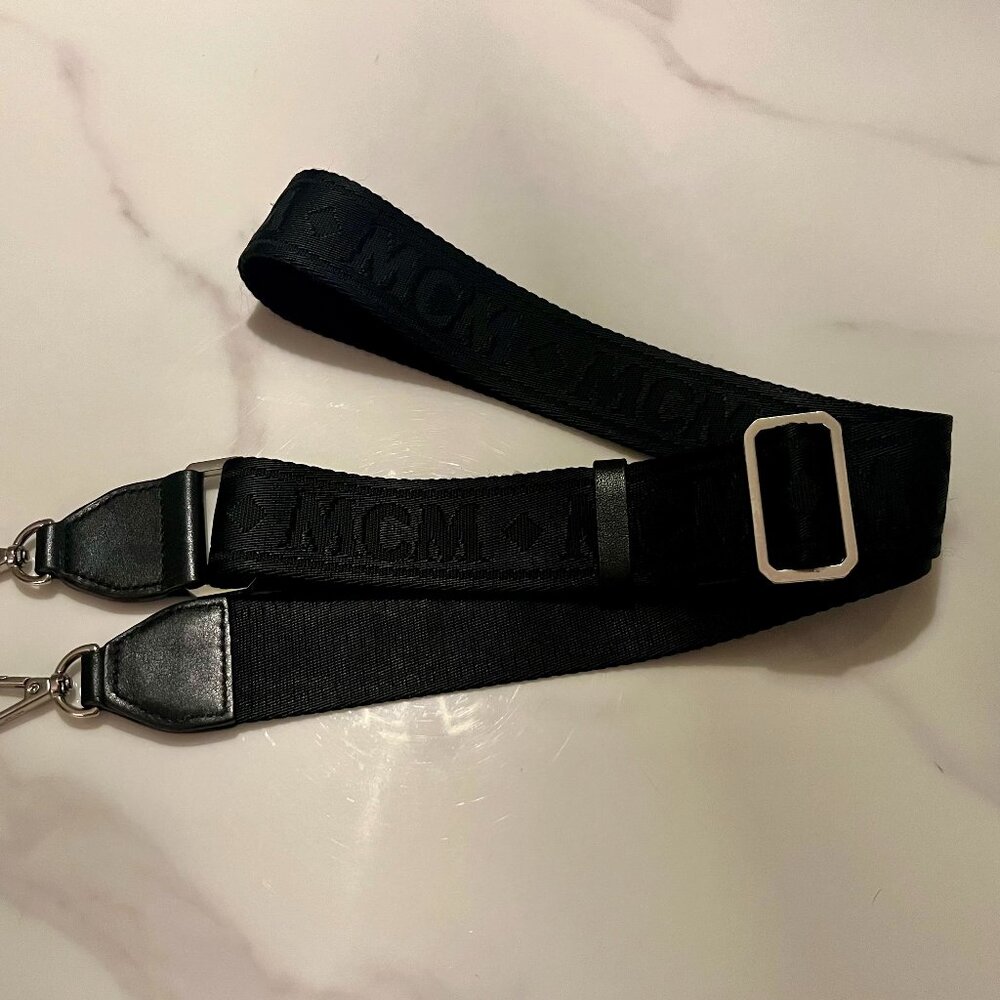 Authentic MCM Essential Monogram Leather Drawstri… - image 6